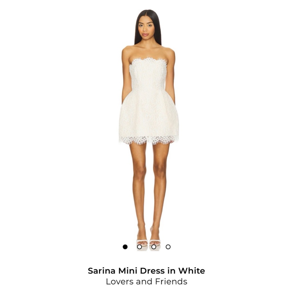 Lovers + Friends Sarina Mini Dress White XXS
